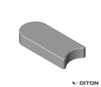 DITON Trávníkový lem 22/12/4cm přírodní